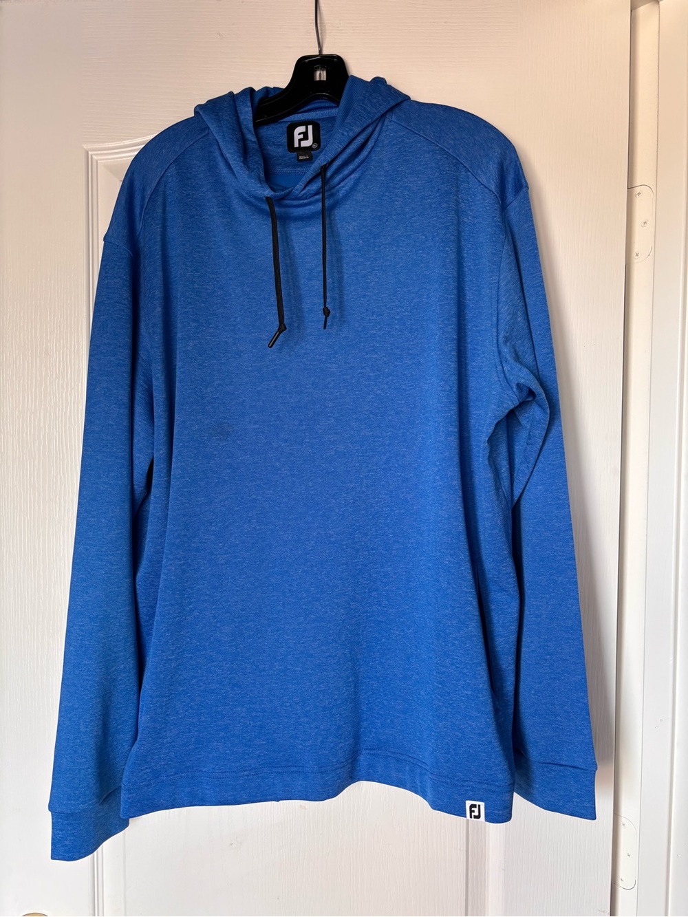 FootJoy FJ Golf Hoodie Mens XL Bright Blue Performance Pullover